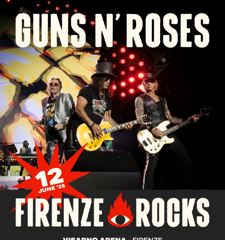 Guns N’ Roses: annunciata data al Firenze Rocks come headliner
